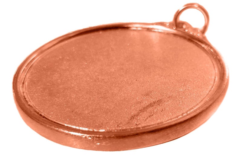 3D Embossed Designed Cricket Gold Medal/Cricket Medal/Functions Medal/Batsman Medal 2.5" in, Thickness 4 MM with Satin Tag (6PCS Medals with TAG, Brown)