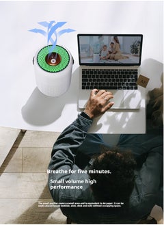 Elysium Air Purifier, H13 HEPA Air Purifier, Portable Purifier, 3 Operating Modes, Air Quality Detect, Type-C Plug, Low Noise, Filter Replace  - Image 5