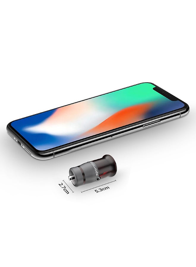 PROMATE Qualcomm Quick Charge 3.0 Car Charger Black - Image 3