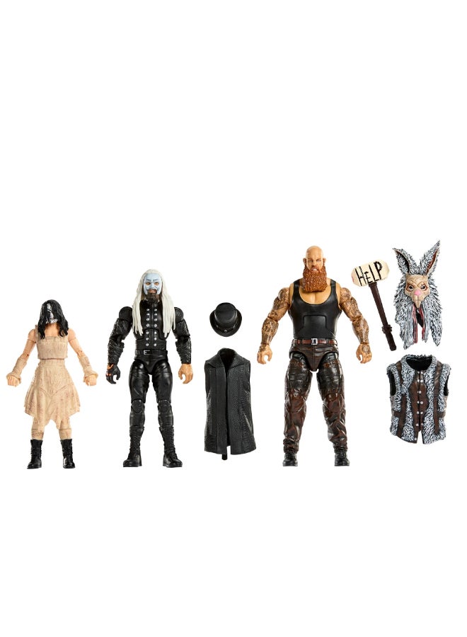 WWE Elite Collection Wyatt Sick 6 Action Figures Set (15.24 cm, Pack of 3) - Image 2