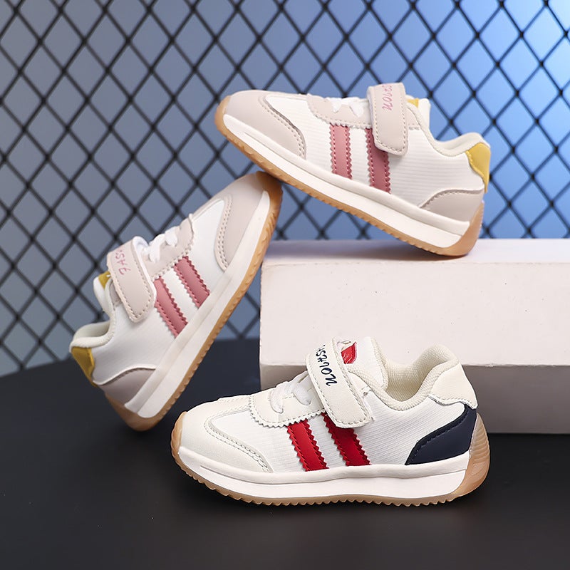 2025 Four Seasons New Children'S Baby Shoes Children'S Functional Casual Forrest Gump Shoes Women'S Anti-Slip Velcro Soft Sole Plaid - Image 2
