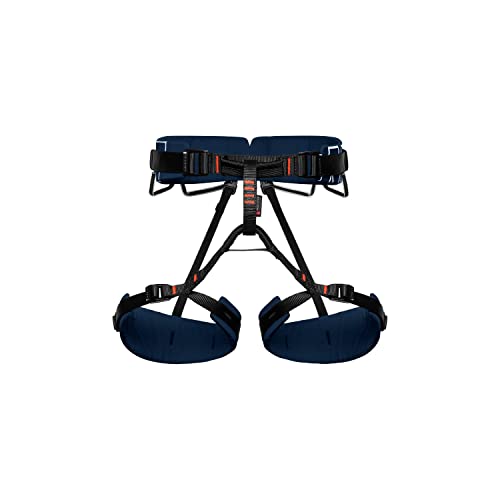 Mammut 4 Slide Climbing Harness Adjustable Rock Climbing Harness with 4 SlideBloc Buckles Wear Indicator Comfortable Cushioned Fit for Indoor Outdoor Climbing Black MXL - Image 3