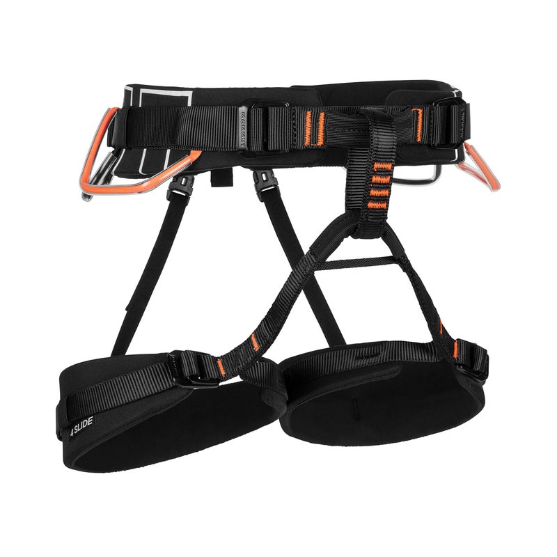 Mammut 4 Slide Climbing Harness Adjustable Rock Climbing Harness with 4 SlideBloc Buckles Wear Indicator Comfortable Cushioned Fit for Indoor Outdoor Climbing Black MXL - Image 2