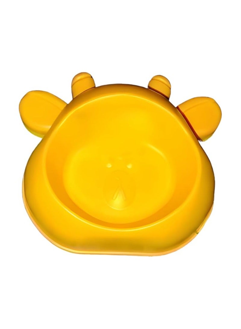 Heavy Duty Pet Feeder - Food and Water Bowls for Pets - Puppies, Size Large Dogs and Cats - Non Slip - Anti Choke - Easy to Use, Easy to Wash Made of Food-Grade Material, Non-Toxic (yellow) - Image 2