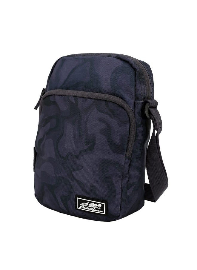 Eddie Bauer - Jasper Crossbody Bag With Zippered Main Compartment And Adjustable Shoulder Strap Frost Gray - Image 1