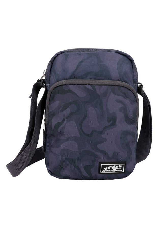 Eddie Bauer - Jasper Crossbody Bag With Zippered Main Compartment And Adjustable Shoulder Strap Frost Gray - Image 1