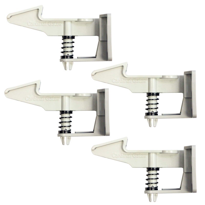 Cardinal Gates Safety Drawer Black 4 Pack Latch - Image 1