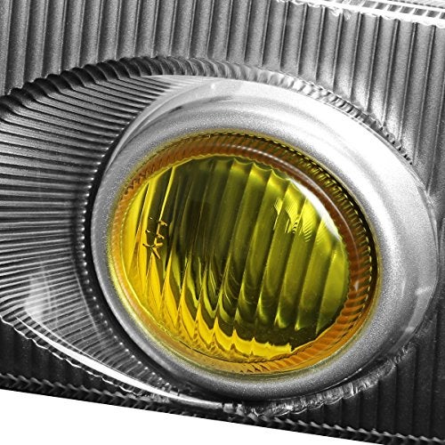 DNA MOTORING مصباح الضباب الأمامي DNA MOTORING FL-HC922-AM جانب السائق والراكب لتعزيز الرؤية [متوافق مع 92-95 هوندا سيفيك كوبيه / هاتشباك] - Image 2