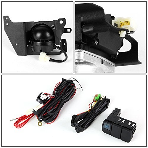 DNA MOTORING مصباح الضباب الأمامي DNA MOTORING FL-HC922-AM جانب السائق والراكب لتعزيز الرؤية [متوافق مع 92-95 هوندا سيفيك كوبيه / هاتشباك] - Image 4