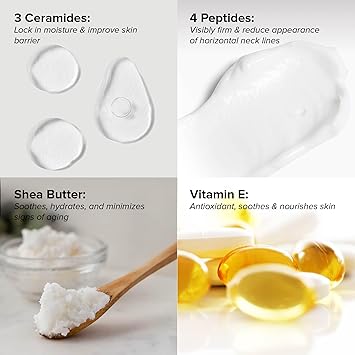 DRMTLGY Advanced Neck Firming Cream Tightening Lifting Sagging Skin Peptides Vitamin E 18 oz - Image 3