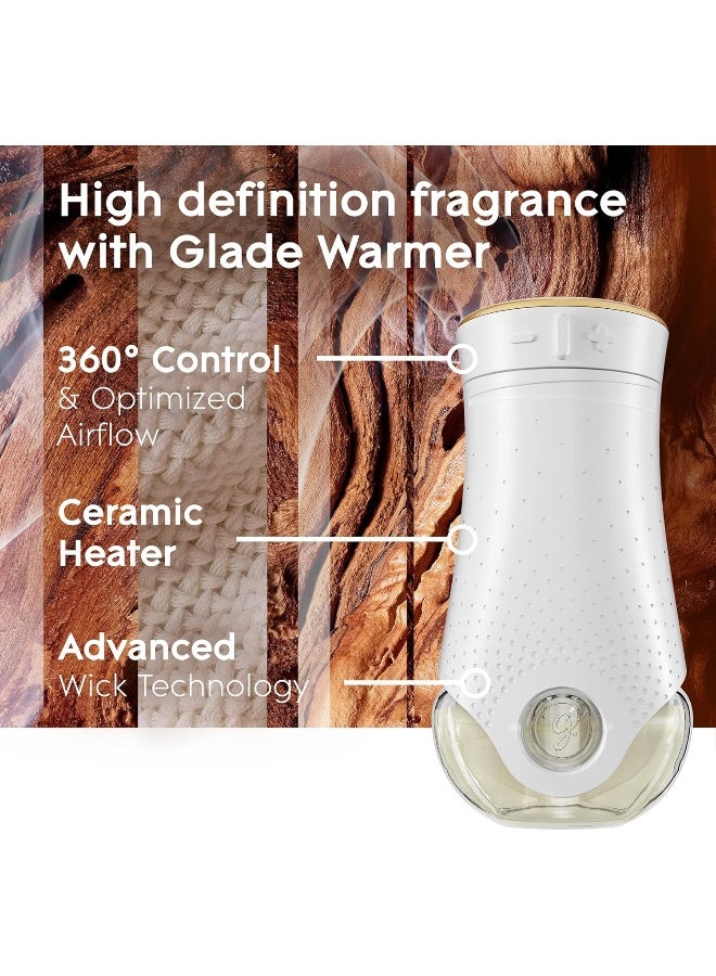 Glade PlugIns Refills Air Freshener Starter Kit, Scented and Essential Oils for Home and Bathroom, Cashmere Woods, 3.35 Fl Oz, 1 Warmer + 5 Refills - Image 5