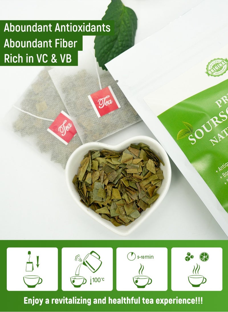 Wins Town 100% Pure Soursop Graviola Leaves tea,Annona muricata - Guanabana - Premium Quality 100% Pure Leaf ,1.5g*20 tea bags - Image 3