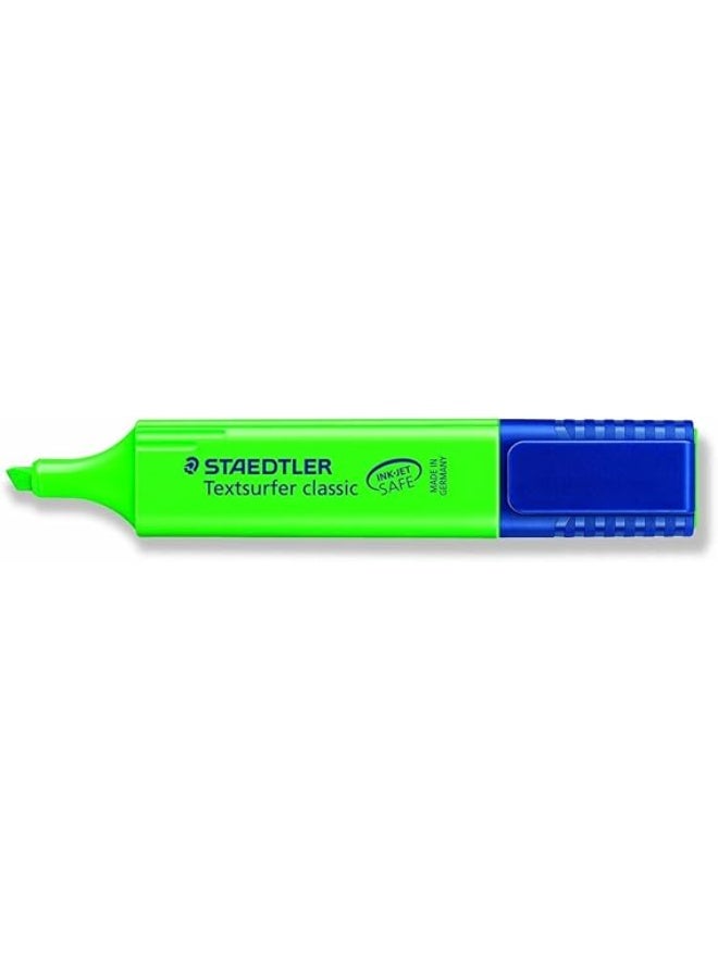 Staedtler Textsurfer Classic Highlighter 364-5, Green, 2-Pack