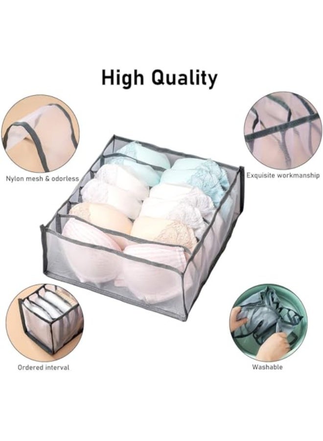 Underwear Drawer Organiser Clothes,Clothes Organizer,Cabinet Storage Box,Closet Fabric Organizer Foldable Dividers Storage Drawer Storage Box for Underwear,Bras,Socks,Neck Ties 3 Set - Image 4
