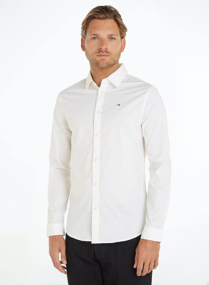 TOMMY JEANS Slim Stretch Shirt - Image 1