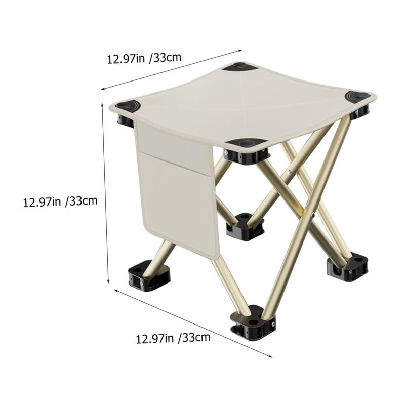 Compact Folding Stool Lightweight Portable Outdoor Seat For Camping Fishing Hiking Picnic - Image 4