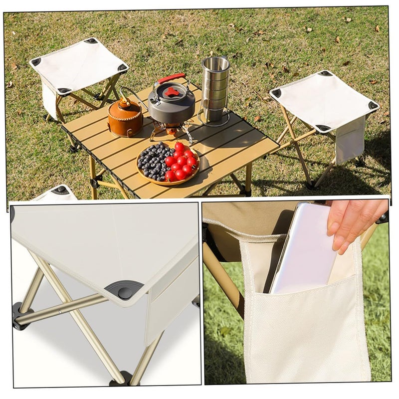 Compact Folding Stool Lightweight Portable Outdoor Seat For Camping Fishing Hiking Picnic - Image 5