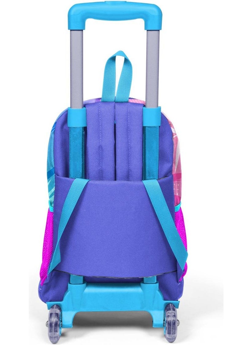 CORAL HIGH - Kids Lavender Pink Flamingo Patterned 3-Piece School Bag Set SET0123905 - Image 1