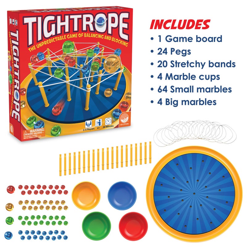 MindWare Tightrope Strategy Board Game, Fun for Classrooms, 2-4 Players, 20 Min Play Time, Ages 6 & Up - Image 4