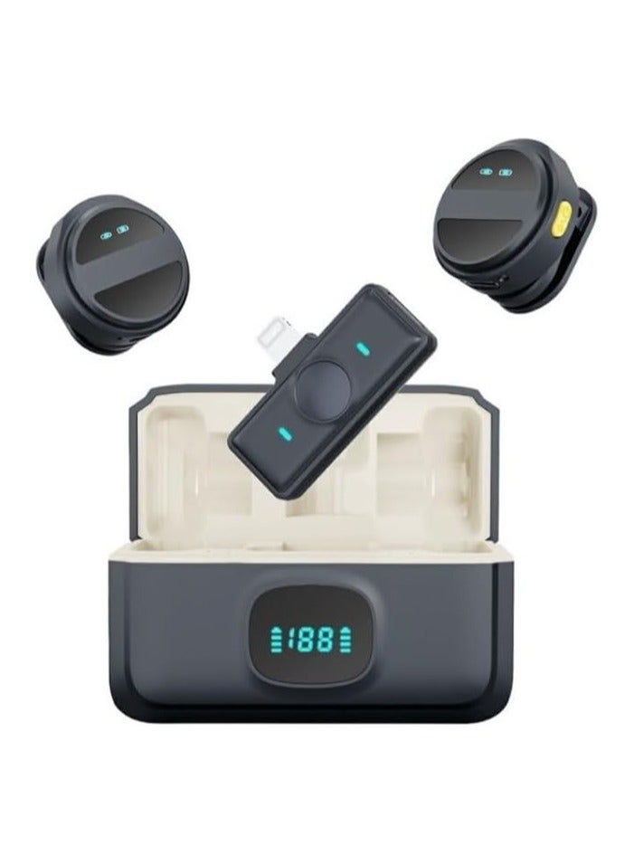 أداك ميكروفون ADAK SX21 اللاسلكي، 2.4 جيجا هرتز، 2 في 1، لافاليير، للهاتف المحمول، التسجيل، المقابلات، مدونة الفيديو | ميكروفون مكثف للبث المباشر - Image 1