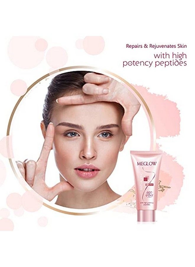 MEGLOW - Anti Ageing Cream 30 Gm Combo Pack Of 2 With Pure Radiance;High Potency Peptides Firming Helps Hydrating Toning Brightens And Rejuvenating Dull Skin - Image 1