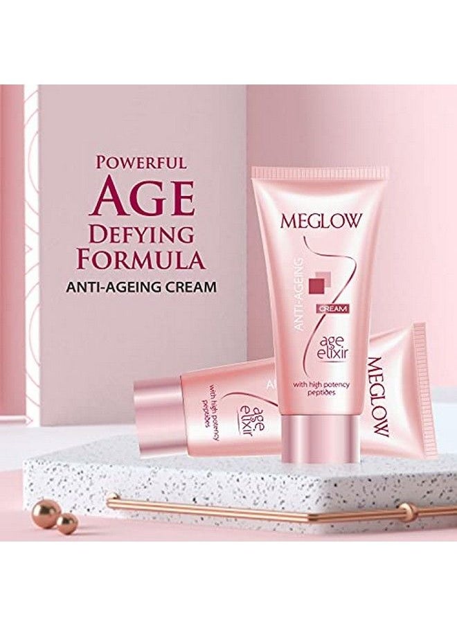 MEGLOW - Anti Ageing Cream 30 Gm Combo Pack Of 2 With Pure Radiance;High Potency Peptides Firming Helps Hydrating Toning Brightens And Rejuvenating Dull Skin - Image 1