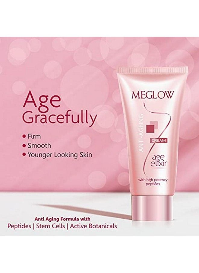 MEGLOW - Anti Ageing Cream 30 Gm Combo Pack Of 2 With Pure Radiance;High Potency Peptides Firming Helps Hydrating Toning Brightens And Rejuvenating Dull Skin - Image 1