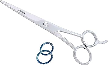Awans Professional Hairdressing Barber Salon Scissors Haircut ScissorsHair Scissors Stainless Steel 65 - Image 1