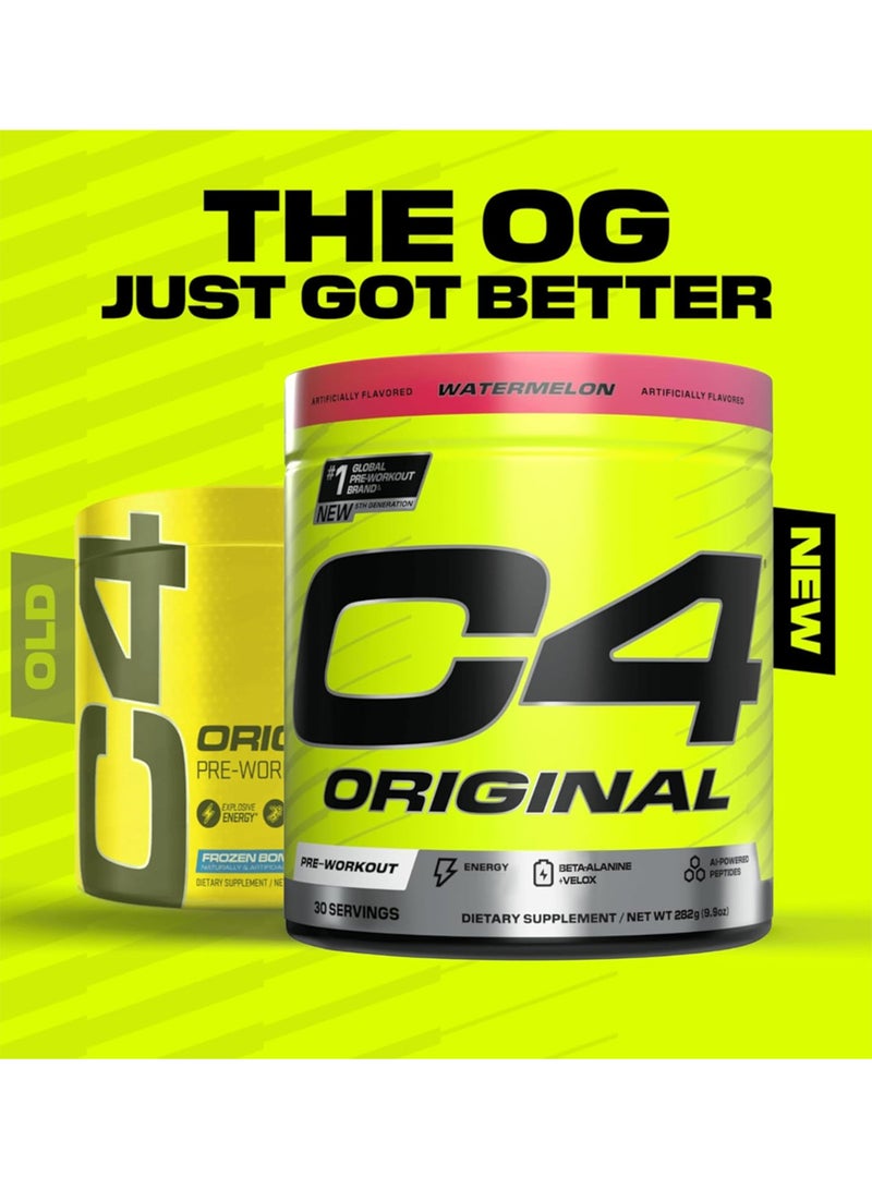 سيلوكور C4 Original Explosive قبل التمرين - البطيخ - 30 حصة - 195 جرام - Image 5