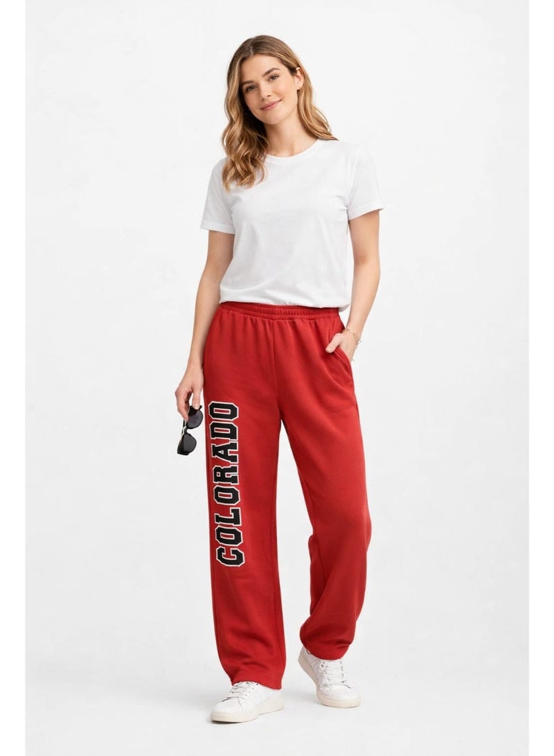 Don't Call Me Jennyfer Women’s High-Waist Wide-Leg "Colorado" Sweatpants - Image 1