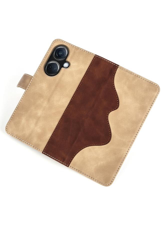 اس-توب جراب هاتف OnePlus Nord CE 3 من الجلد بخياطة أفقية قابلة للطي - Image 4