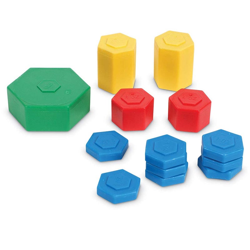 Learning Resources Customary SAFE-T Weight Set, 13 Pieces - Image 2