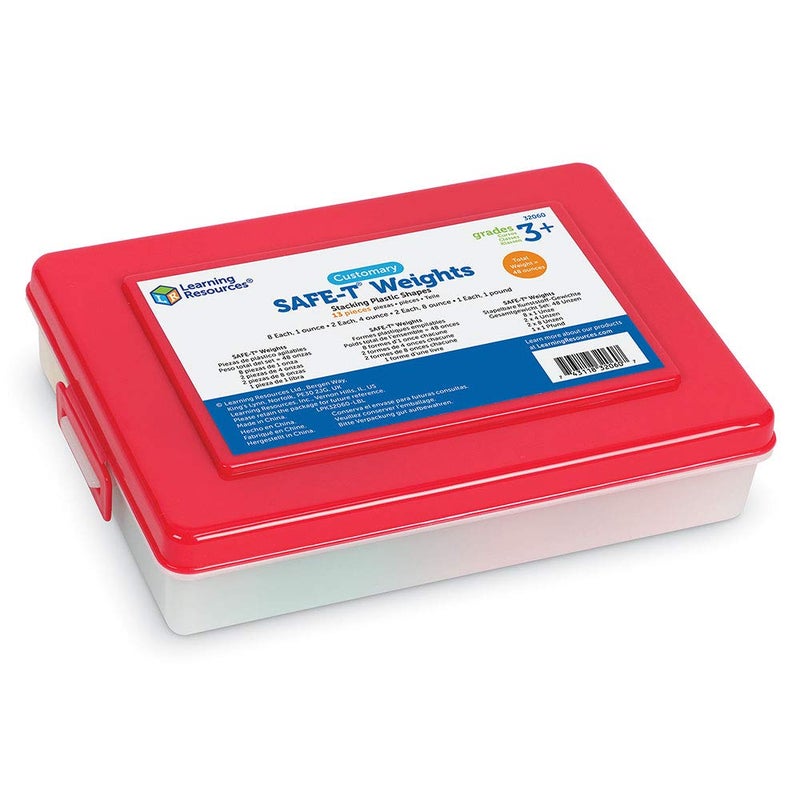 Learning Resources Customary SAFE-T Weight Set, 13 Pieces - Image 5