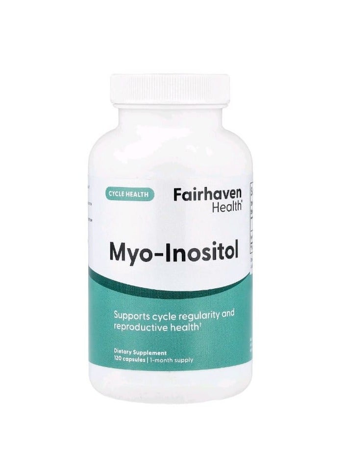 فايرهايفن هيلث ميو-إينوزيتول 2000 مجم 120 كبسولة 500 مجم لكل كبسولة - Image 1