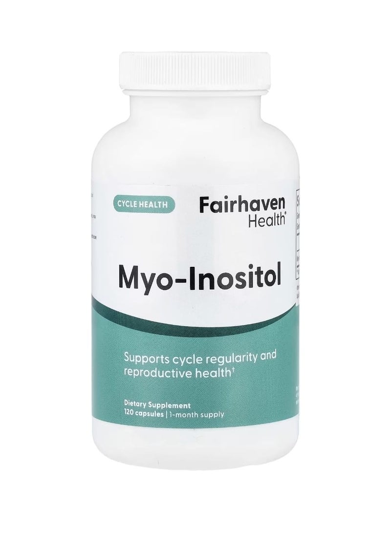 fairhaven health Myo-Inositol 120 Capsules 500 mg per Capsule - Image 1