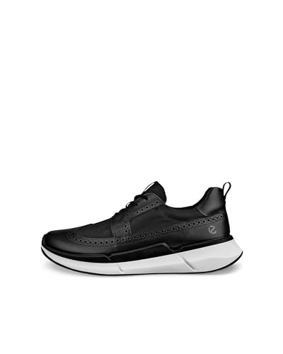 ECCO Men's Biom 2.2 Brogue Sneaker, Black/Black, 9-9.5 - Image 2