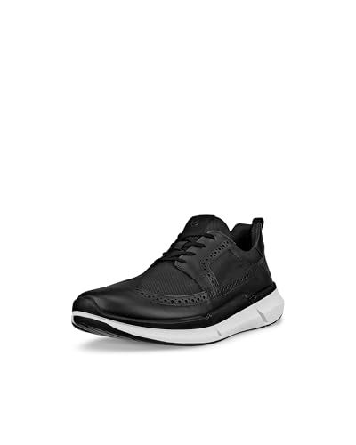 ECCO Men's Biom 2.2 Brogue Sneaker, Black/Black, 9-9.5 - Image 4