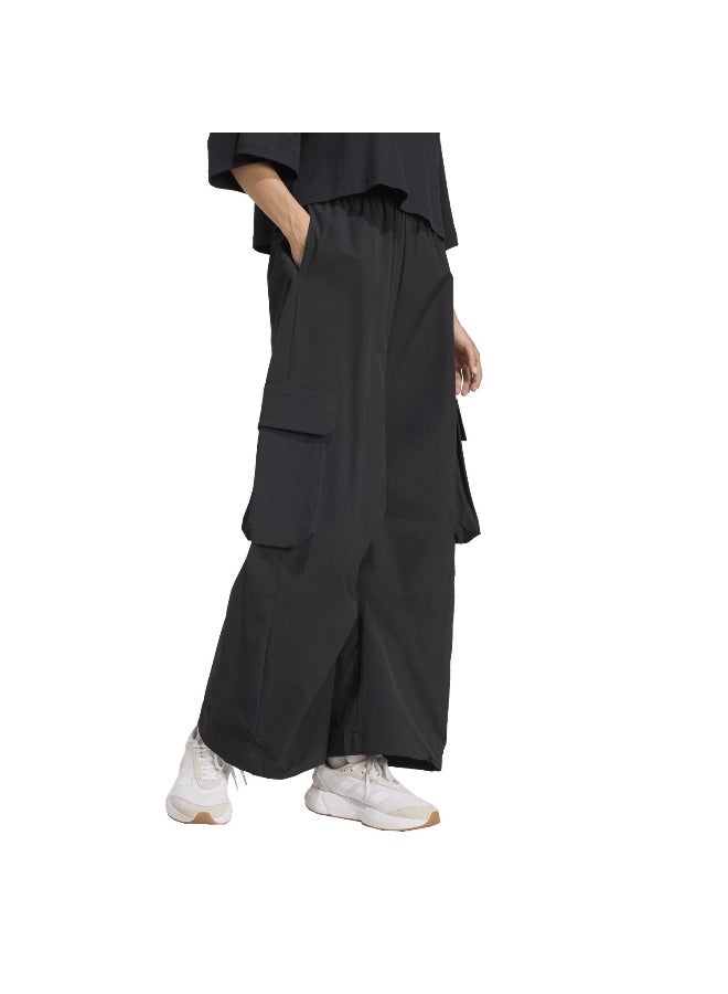 Adidas W Ct Hero Cargo Black Training Pants For Women L - Image 4