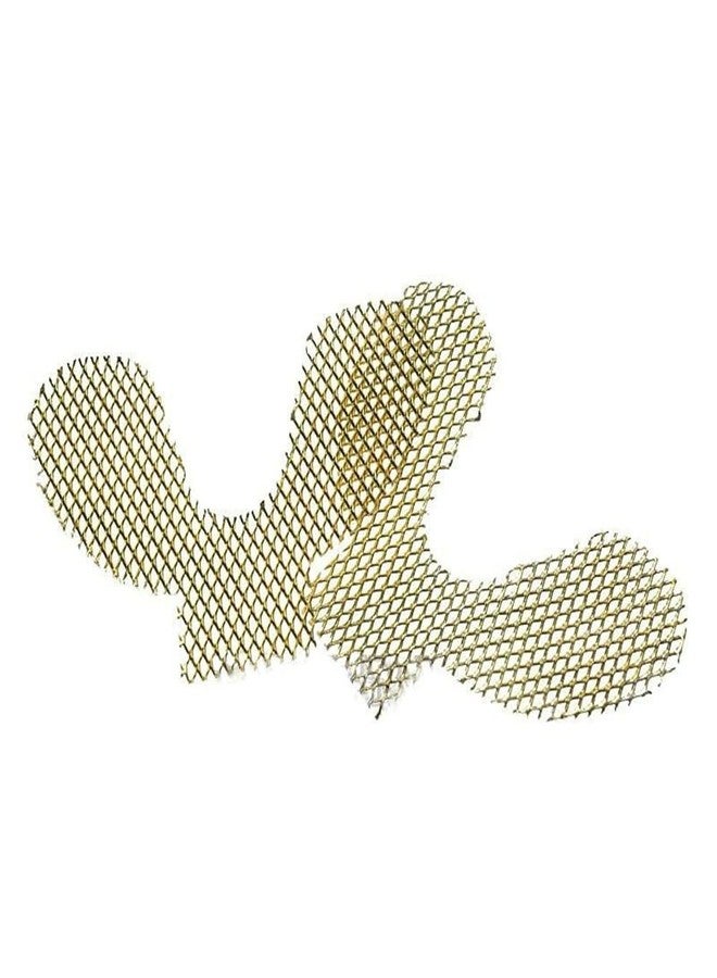 SeeFDENT 20pcs Lower Golden Metal Palatal Reinforcement Mesh For Acrylic Partial Denture Dental Materials - Image 3