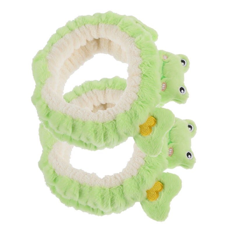 2 pcs Frog Headbands Spa Headbands Makeup Headbands Cute Headbands Skincare Headbands - Image 5