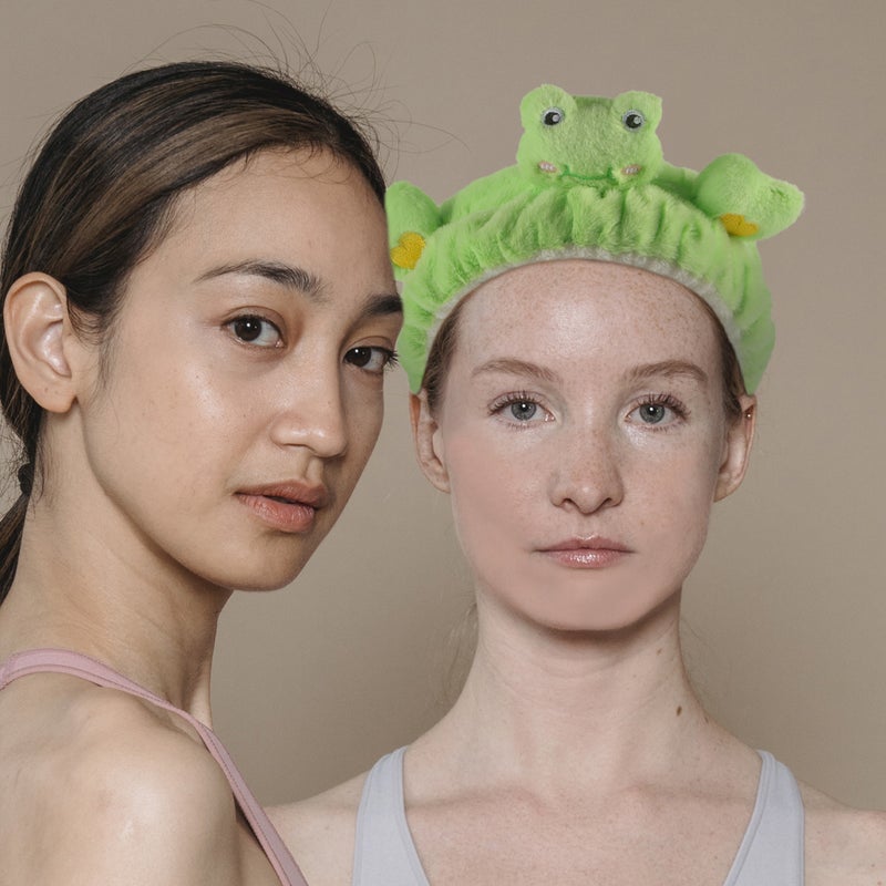 2 pcs Frog Headbands Spa Headbands Makeup Headbands Cute Headbands Skincare Headbands - Image 4