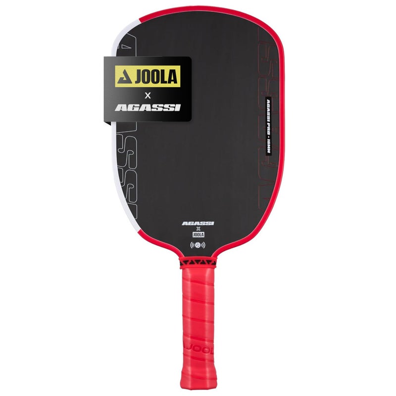 JOOLA Agassi PRO IV 16mm Pickleball Paddle wExtended Sweet Spot Carbon Fiber Surface Increases Spin Control SK Film for Power Larger Sweet spot UPAA Certified USAP Approved NFC Chip - Image 2
