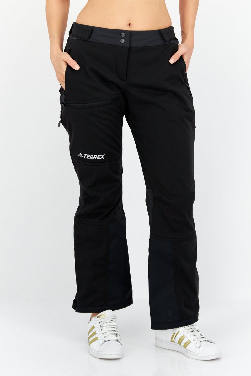 Adidas Women Sportswear Fit Brand Logo Track Pants, Black  - Image 1