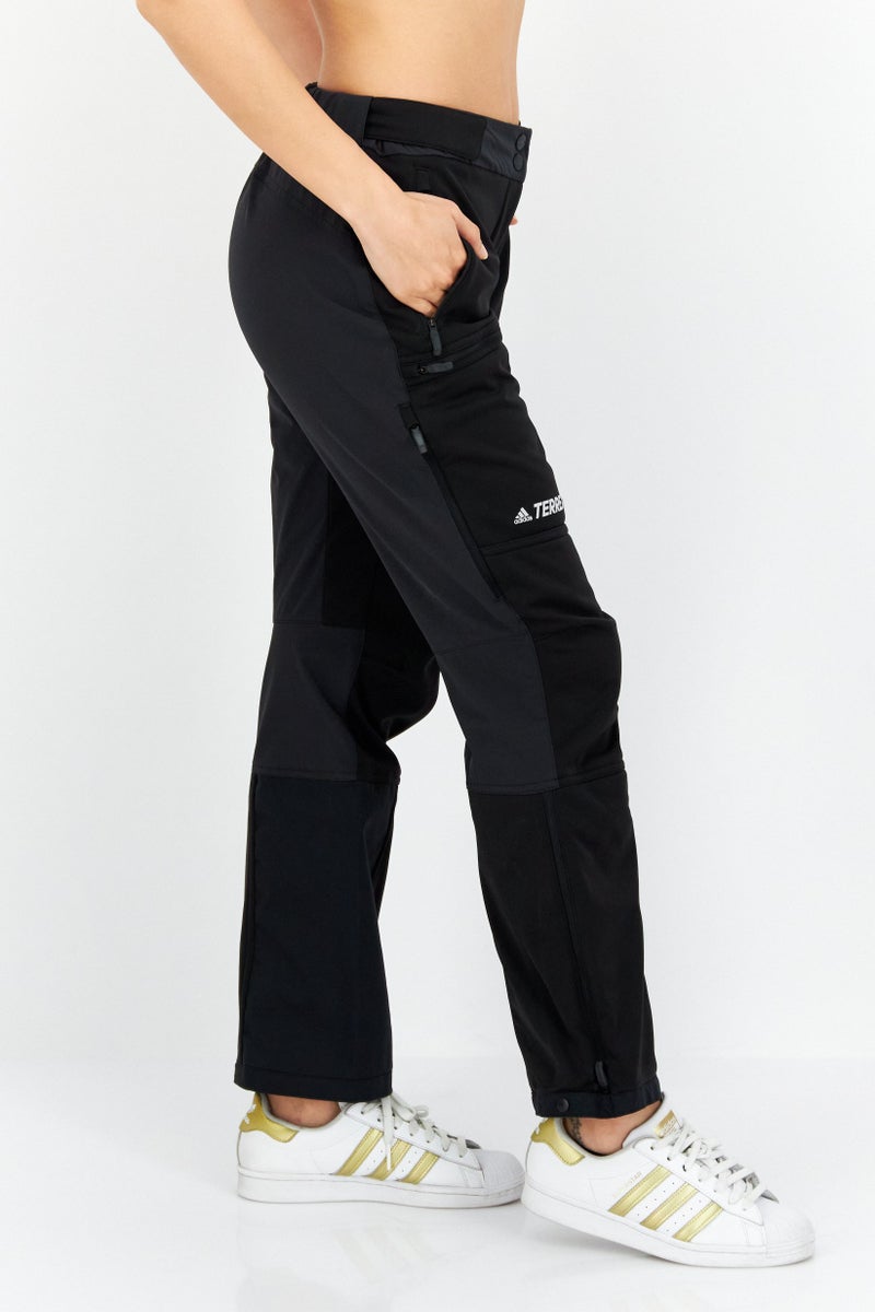 Adidas Women Sportswear Fit Brand Logo Track Pants, Black  - Image 3