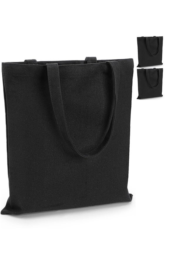 2 Pack Canvas Tote Bags, Sublimation Blank Grocery Bag with Handle, 15x13 In Reusable Medium Shopping Cloth Bag for DIY, Painting, Crafting, Embroidery, Advertising,Gift, Activity - Image 1