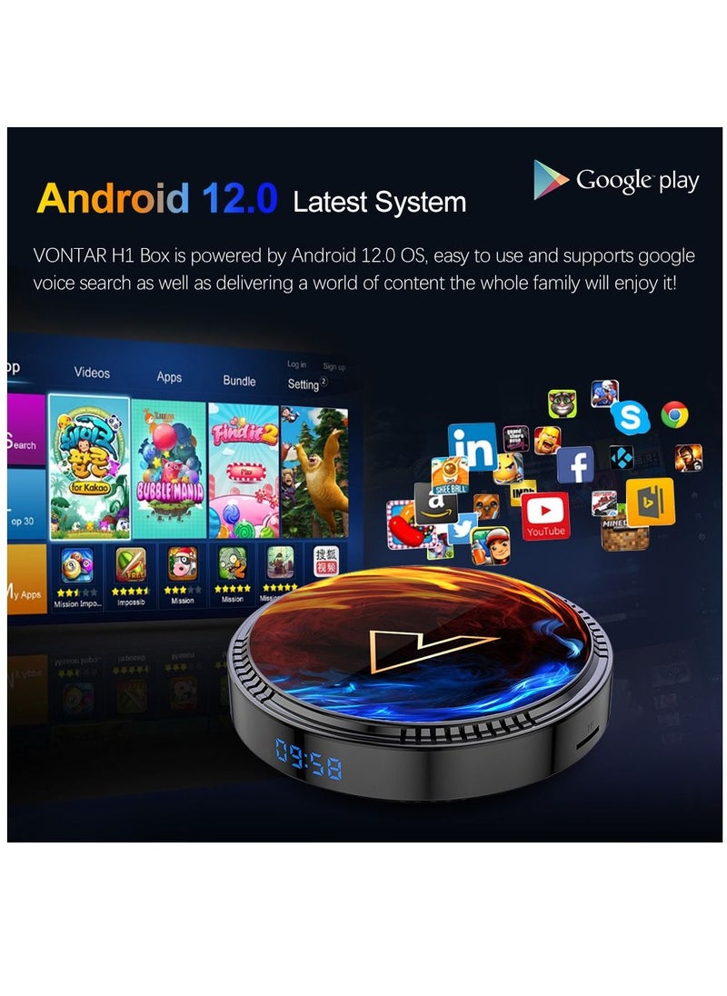 Furtey - TV Box Android 12.0 Allwinner H618 Quad Core ARM Cortex A53 Support BT5.0 Wifi6 Smart TV Box - Image 1