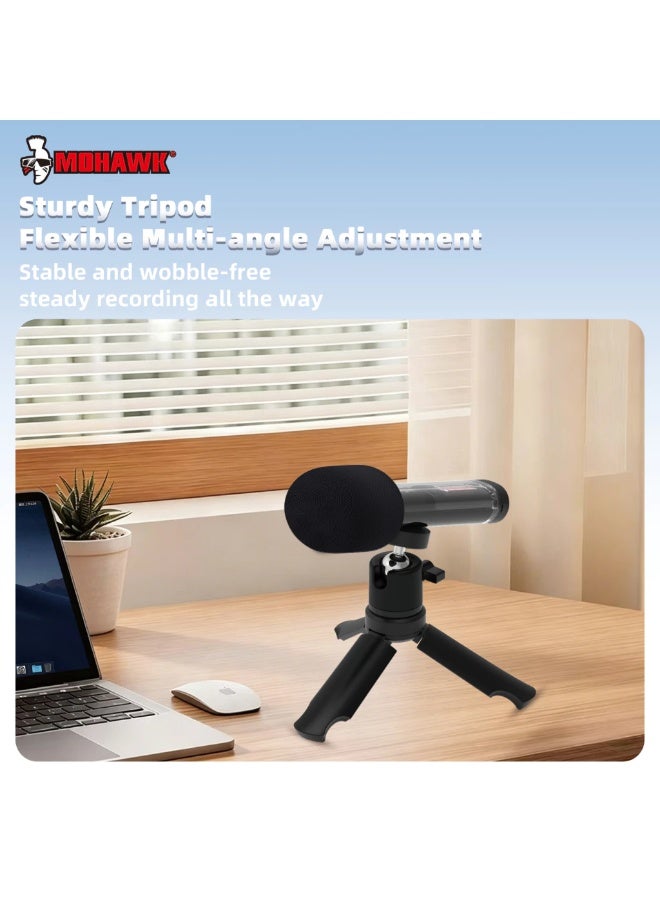 MOHAWK QY99 Wireless Lavalier Microphone for iPhone, AI ANC Noise Cancellation, Crystal Clear Clip-On Mic, Lightning Connector, Compatible with iPhone, DSLR & Mirrorless Cameras, Vlogging, Live Streaming, Interviews & Content Creation - Image 3