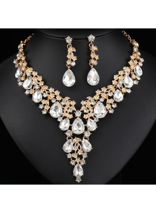 NIBEMINENT Bridal Wedding Dress Accessory Set - 3-Piece Collection