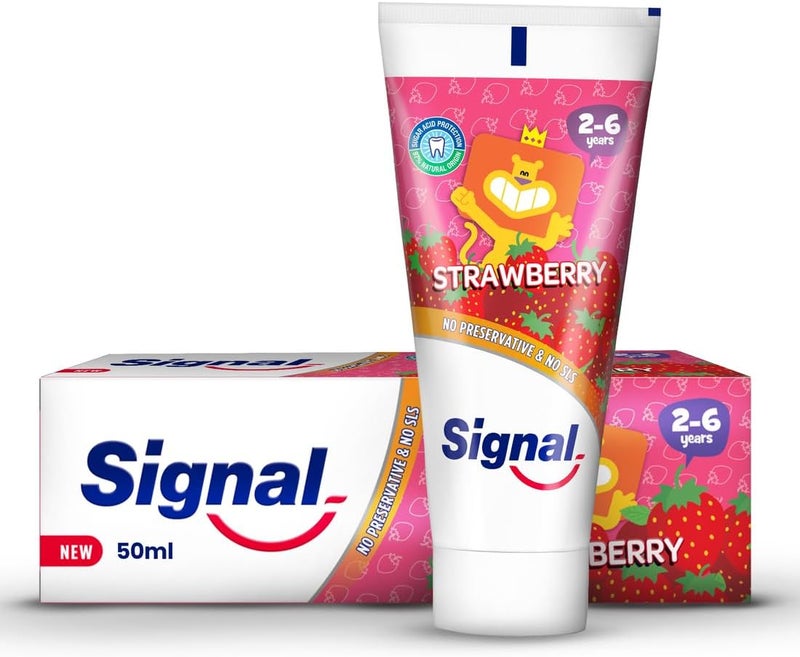 Signal Kids Strawberry Toothpaste 50ml - Image 2