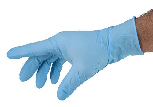 Safeguard Nitrile Disposable Gloves Powder Free and Latex Free Food Prep Cooking Cleaning Use 100 Count Size XLarge Blue - Image 5